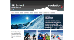 Desktop Screenshot of evolution2-chamonix.com